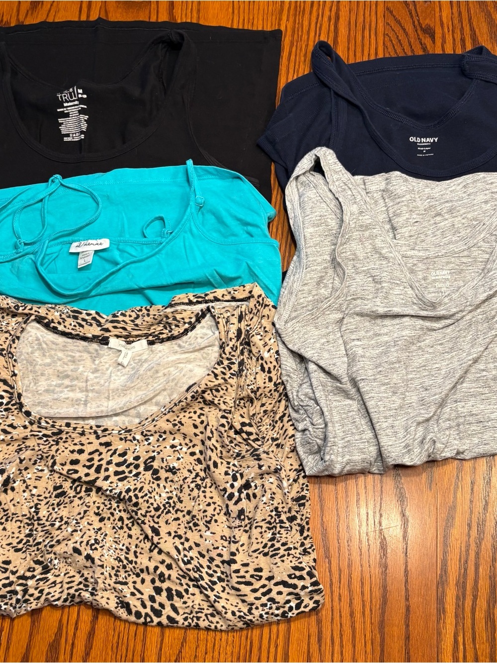 LOT of 5 Maternity Tank Tops